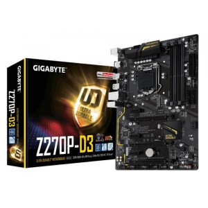 Carte Mère GIGABYTE GA-Z270P-D3 ATX Z270 1151 DDR4 SATA3.0 USB3.0 M.2